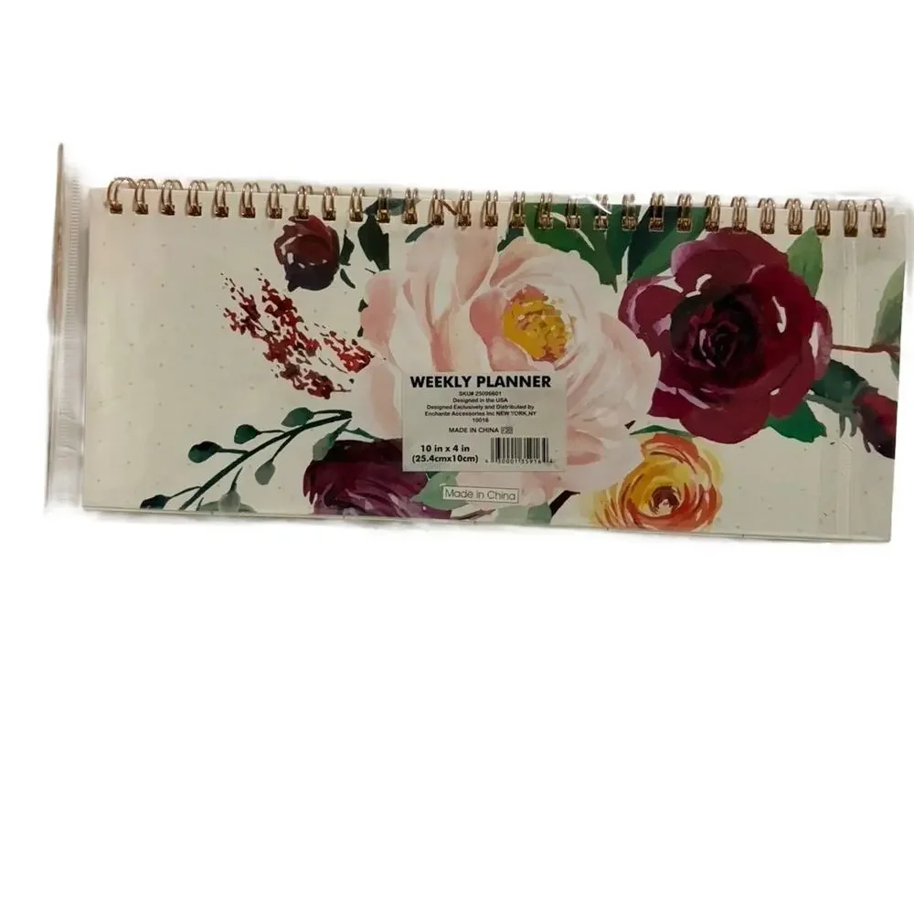 Enchanté Accessories Weekly & Monthly Planner Set Floral Undated New Sealed